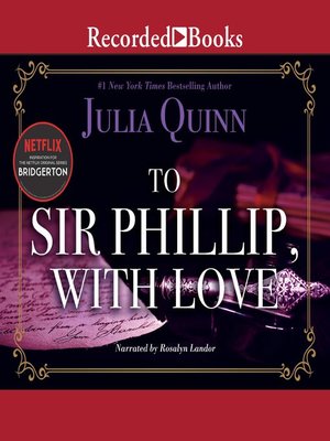 cover image of To Sir Phillip, with Love